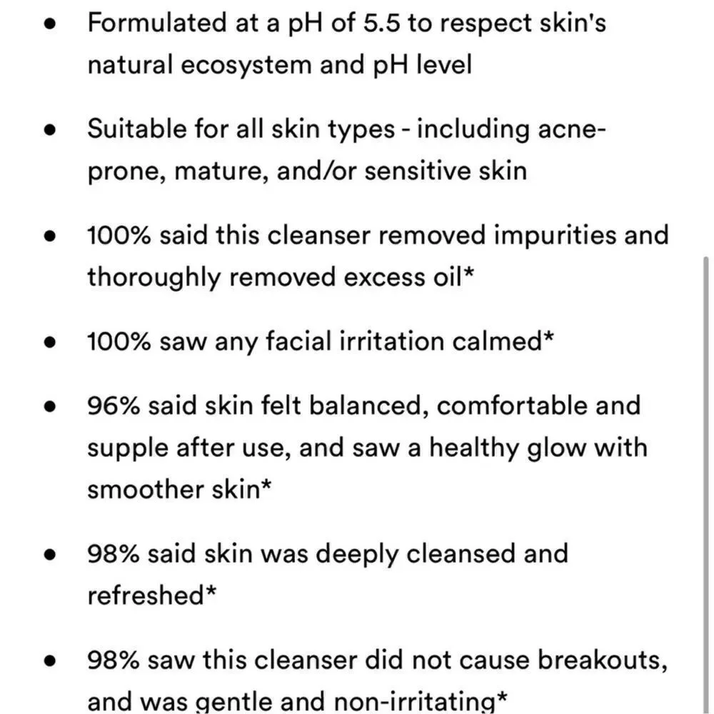 $12🌟 Peach & Lily Power Calm Hydrating Gel Cleanser